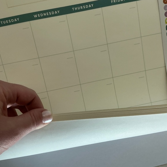 NEW Write-in Calendar with Stickers for Organization & Customization - Picture 2 of 5